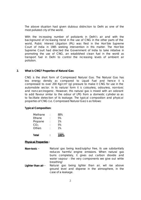 Development of Cng Infrastructure in India with ... - GAIL (India)