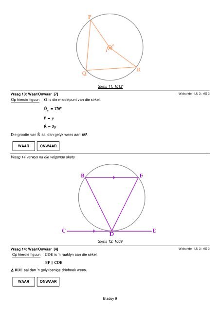 XT - WISKUNDE Graad 12