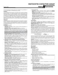 RISTOCETIN COFACTOR ASSAY - Helena