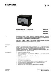 7130 Oil Burner Controls LMO14... LMO24... LMO44... - Romstal