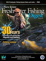 Freshwater Fishing - Division of Fish and Wildlife