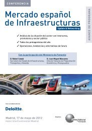 ProgramaciÃ³n - Plataforma TecnolÃ³gica EspaÃ±ola de la Carretera