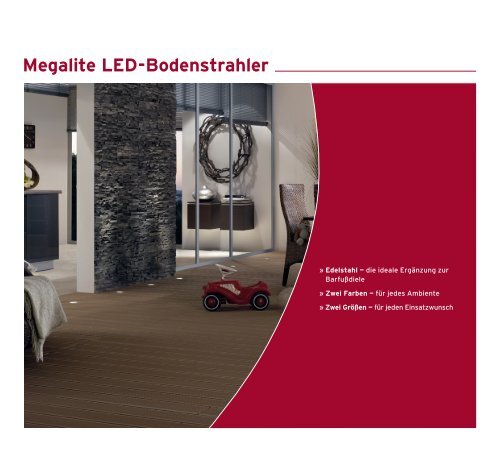 Das megawood® Terrassensystem - Witec