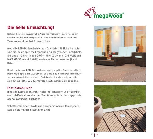 Das megawood® Terrassensystem - Witec