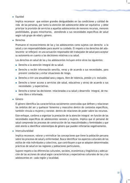 Orientaciones para la atenciÃ³n integral de salud del adolescente en el