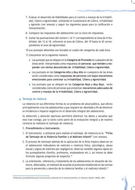 Orientaciones para la atenciÃ³n integral de salud del adolescente en el