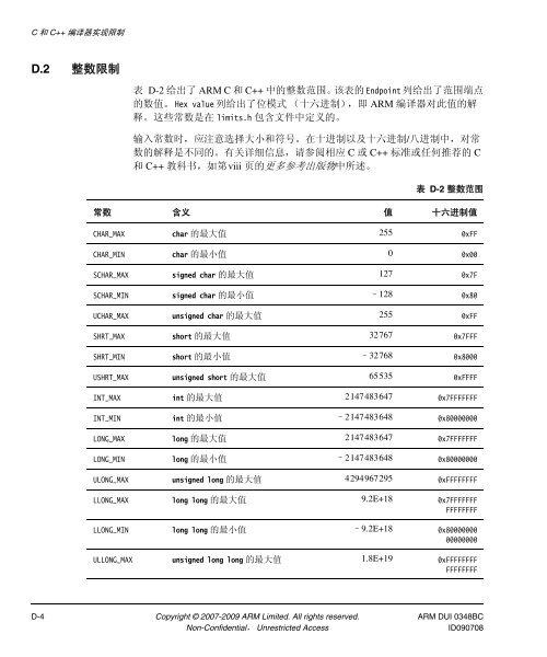 RealView ç¼è¯å·¥å·ç¼è¯å¨åèæå - ARM Information Center