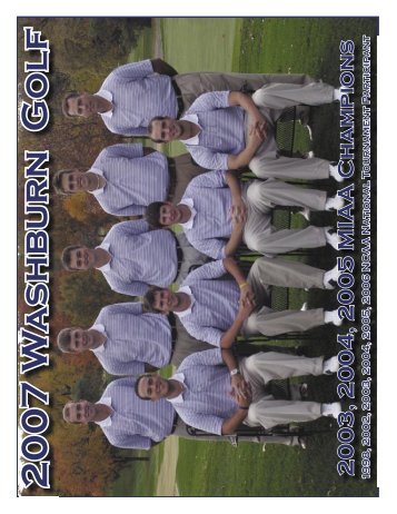 2007 Golf Guide.indd - Washburn Athletics