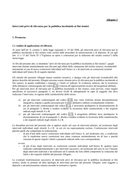 Allegato - Delibera di Giunta n. 687 - Bollettino Ufficiale della ...