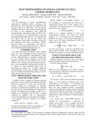 electropolishing on single and multi-cell: comsol modelling