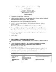 Acta de la XXXI Asamblea General Ordinaria de Socios - Consejo ...