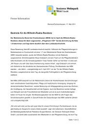 Presse-Information - Residenz-Gruppe Bremen