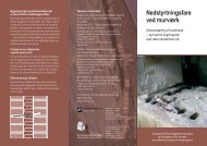 Nedstyrtningsfare ved murværk - Statens Byggeforskningsinstitut