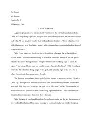 Antigone Sample Essay - CIBACS