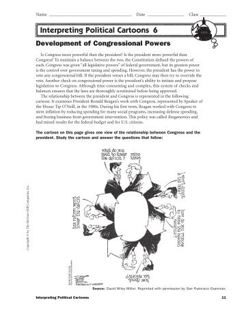 Interpreting Political Cartoons 6