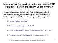 Dr. Jochen Walter - Kongress der Sozialwirtschaft