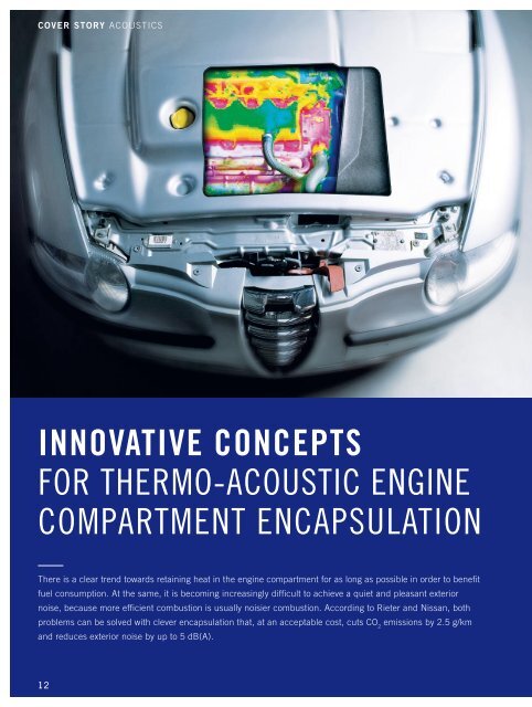 Cover Story Acoustics Rieter