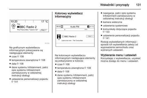 Opel Zafira Tourer 2013.5 â Instrukcja obsÅugi â Opel Polska