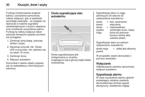 Opel Zafira Tourer 2013.5 â Instrukcja obsÅugi â Opel Polska