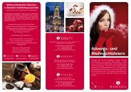 Flyer: Advents- und Weihnachtsfeiern - Ramada Hotels