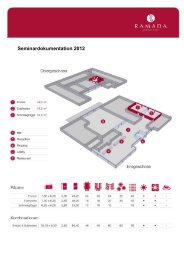 Seminardokumentation (PDF-Datei) - Ramada Hotels