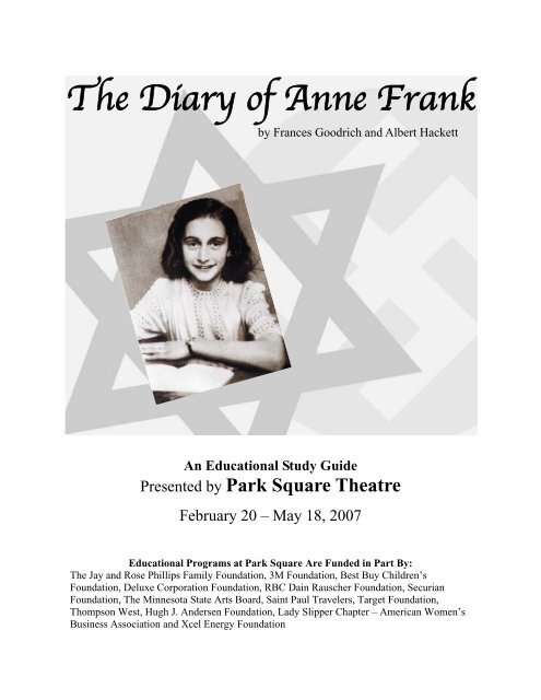 The Diary of Anne Frank' gets a 60th anniversary salute at the