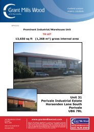 Unit 31 Perivale Industrial Estate Horsenden ... - Grant Mills Wood