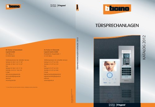 TÜRSPRECHANLAGEN - Legrand - Legrand Austria GmbH