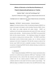 Effects of Solvents on the Electrical Resistance of Poly(3,4 ...