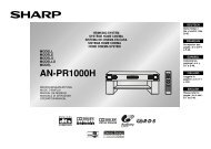 AN-PR1000H Operation-Manual GB - Sharp