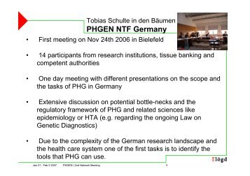 Tobias Schulte in den Bäumen: NTF Germany - PHGEN