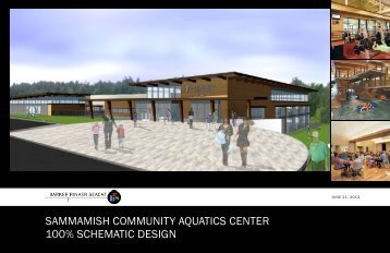 sammamish community aquatics center 100% schematic design