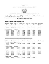 Download Booklet - Meghalaya Board of School Education