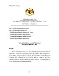 1 SPA:U/2400/Jld.4 ( ) KERAJAAN MALAYSIA SURAT PEKELILING ...