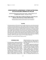 Conocimientos alimentarios y estado nutricional de los escolares ...