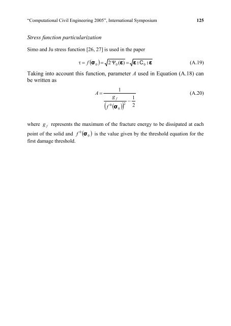 âComputational Civil Engineering - "Intersections" International Journal