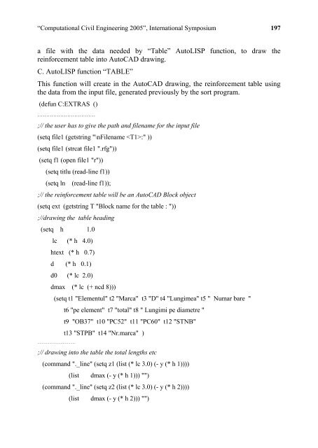 âComputational Civil Engineering - "Intersections" International Journal