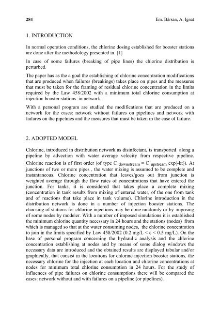 âComputational Civil Engineering - "Intersections" International Journal