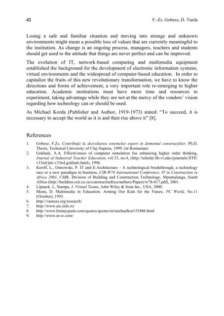 âComputational Civil Engineering - "Intersections" International Journal