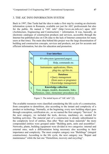 âComputational Civil Engineering - "Intersections" International Journal