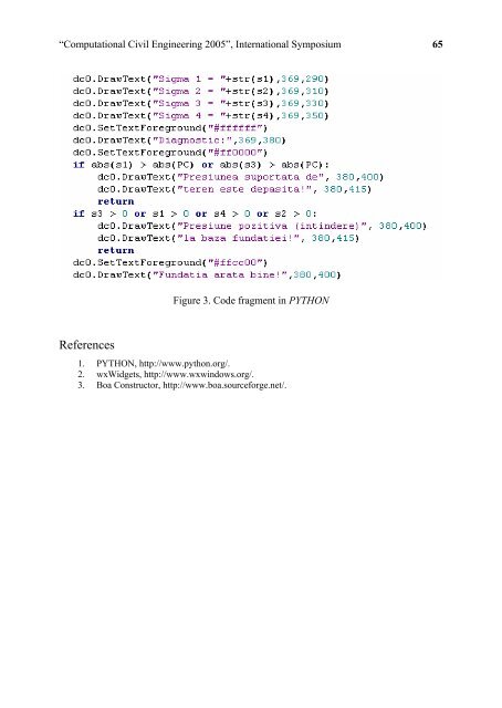 âComputational Civil Engineering - "Intersections" International Journal