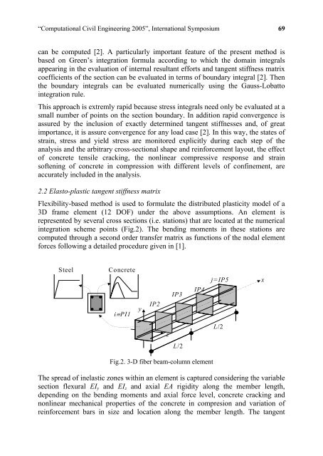 âComputational Civil Engineering - "Intersections" International Journal