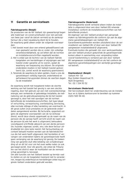 Installatie calorMATIC VRC 470.pdf (1.52 MB) - Vaillant