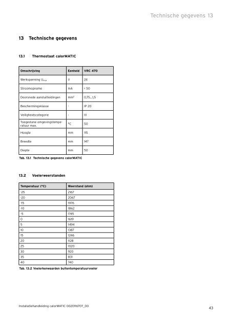 Installatie calorMATIC VRC 470.pdf (1.52 MB) - Vaillant