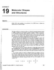 lab 19 - Molecular Shapes