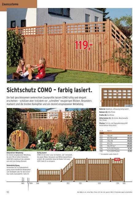 Natürlich Holz! Kreative Ideen und Systeme für Garten und Terrasse