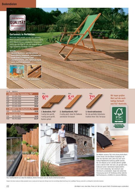 Natürlich Holz! Kreative Ideen und Systeme für Garten und Terrasse