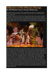 Influence of the Illusory Energy - ebooks - ISKCON desire tree