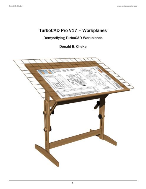 TurboCAD Pro V17 Workplanes SAMPLE - Textual Creations