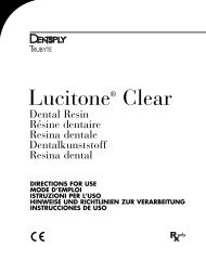 LucitoneÂ® Clear - DENTSPLY Prosthetics